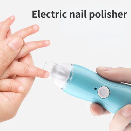 Premium 2-in-1 Electric Baby and Adult Nail Trimmer Set β 6 Grinding Heads