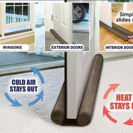 Door Air Draft and Dust Stopper Adjustable 18-40 Inch Bottom Seal and Insect Protector