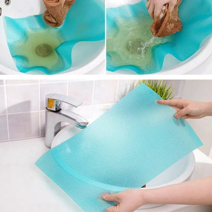 Premium Waterproof Refrigerator Liners and Shelf Protector Mats – 4 Piece Pack