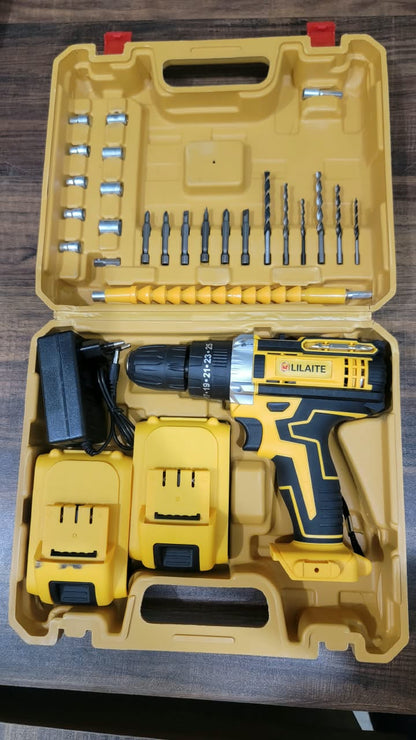 48V Cordless Drill Machine with 2 Batteries