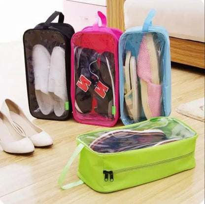 Pack of 10 - Minimalist Travel Shoe Organizer Storage Bags