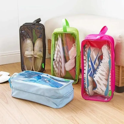 Pack of 10 - Minimalist Travel Shoe Organizer Storage Bags