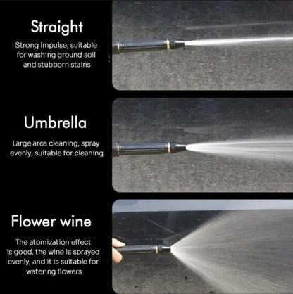 High Pressure Water Spray Nozzle for Car Garden Lawn Wash Hose Pipe Nozzle
