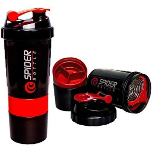 Safari Smart 3 in 1 Sports Shaker and Water Bottle with Storage Compartments