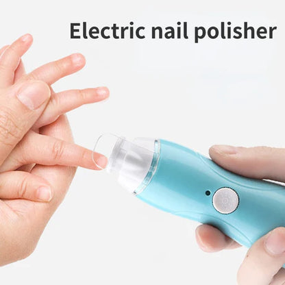 Premium 2-in-1 Electric Baby and Adult Nail Trimmer Set – 6 Grinding Heads