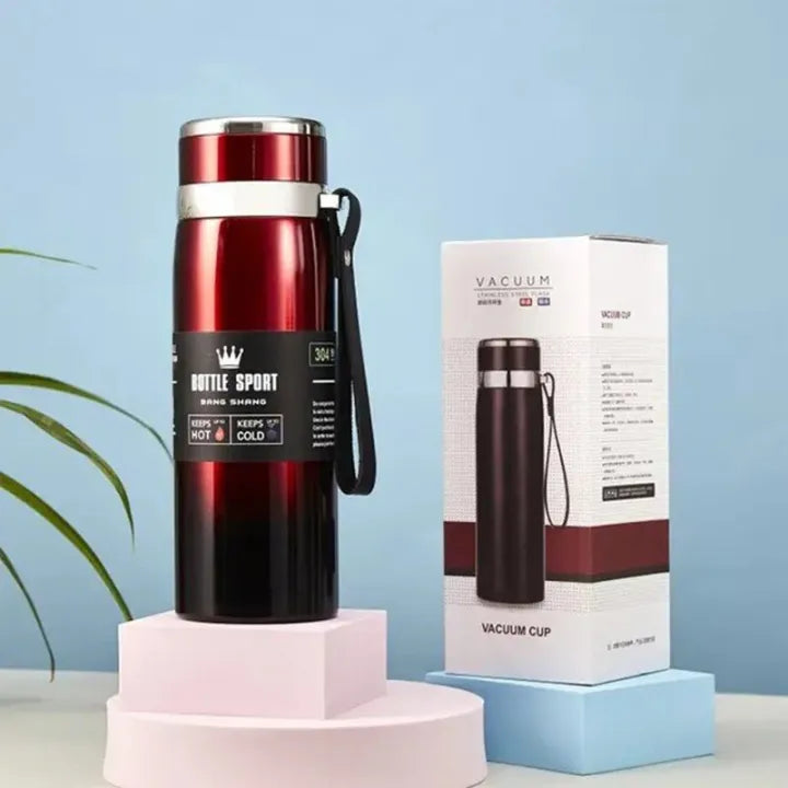 High-Capacity Stainless Steel Sports Thermos Flask – Hot and Cold Water Bottle