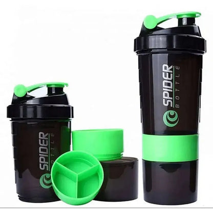 Safari Smart 3 in 1 Sports Shaker and Water Bottle with Storage Compartments