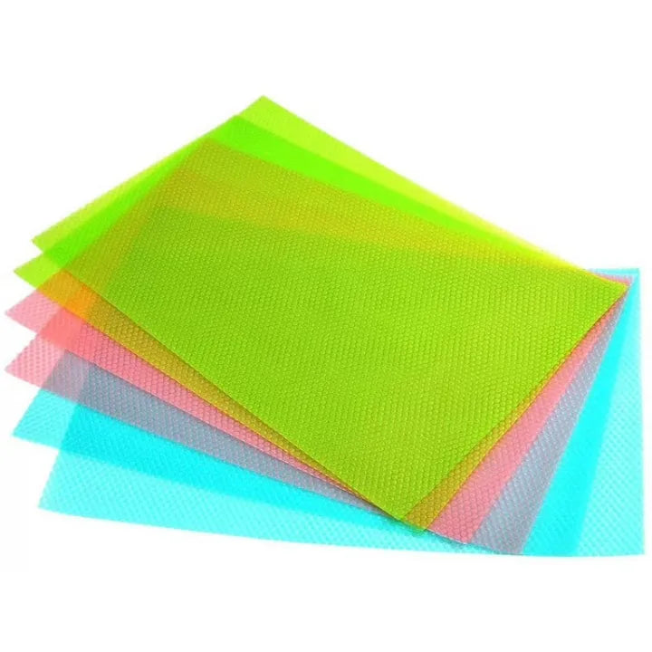 Premium Waterproof Refrigerator Liners and Shelf Protector Mats – 4 Piece Pack