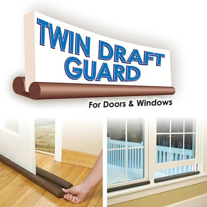 Door Air Draft and Dust Stopper Adjustable 18-40 Inch Bottom Seal and Insect Protector