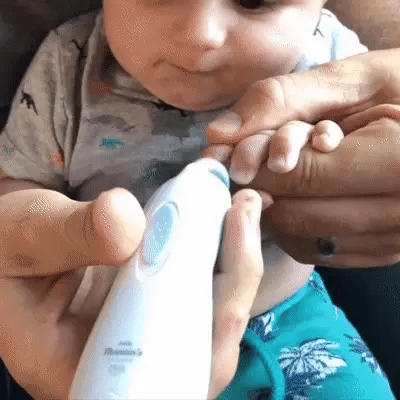 Premium 2-in-1 Electric Baby and Adult Nail Trimmer Set – 6 Grinding Heads