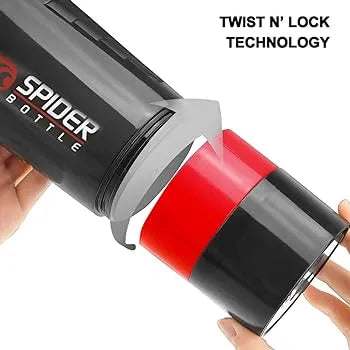 Safari Smart 3 in 1 Sports Shaker and Water Bottle with Storage Compartments