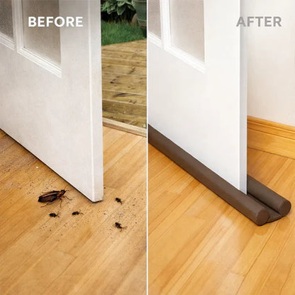 Door Air Draft and Dust Stopper Adjustable 18-40 Inch Bottom Seal and Insect Protector