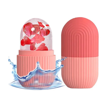 Silicone Ice Cube Roller Massager