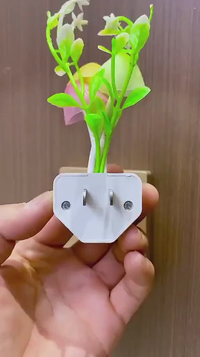 Smart Automatic LED Mushroom Night Light with Color Changing Flower Sensor
